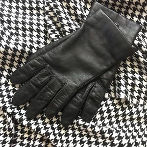 Black Leather Apt.9 Gloves